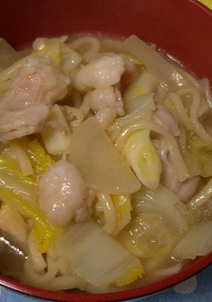 ホルモン煮込みうどん☆-レシピのメイン写真