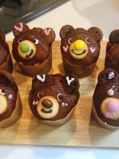 くまマフィン-レシピのメイン写真