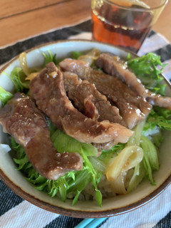簡単テキトー焼肉丼-レシピのメイン写真