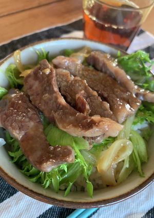 簡単テキトー焼肉丼-レシピのメイン写真