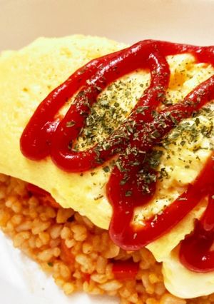 チーズ入り！とろとろ卵で玄米オムライス-レシピのメイン写真