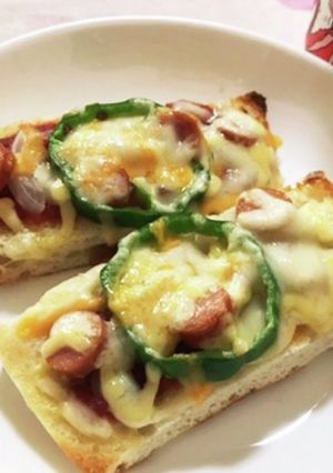 ピザトースト-レシピのメイン写真