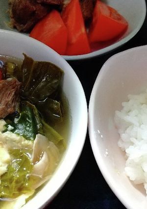牛スジ肉でポトフと酸辣湯-レシピのメイン写真