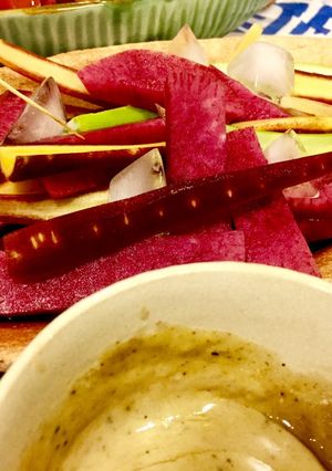 冬野菜の簡単なんちゃってバーニャカウダ-レシピのメイン写真