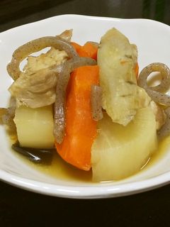 【バランス】大根と鶏肉の煮物-レシピのメイン写真