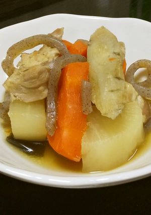 【バランス】大根と鶏肉の煮物-レシピのメイン写真