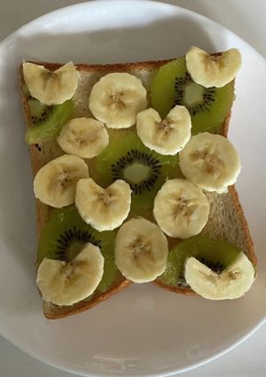 オープンフルーツトースト-レシピのメイン写真