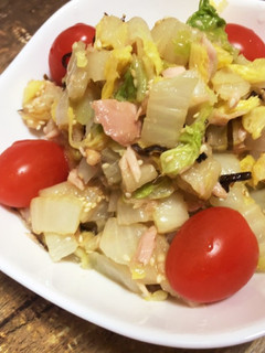 白菜の塩昆布とツナの和えもの-レシピのメイン写真