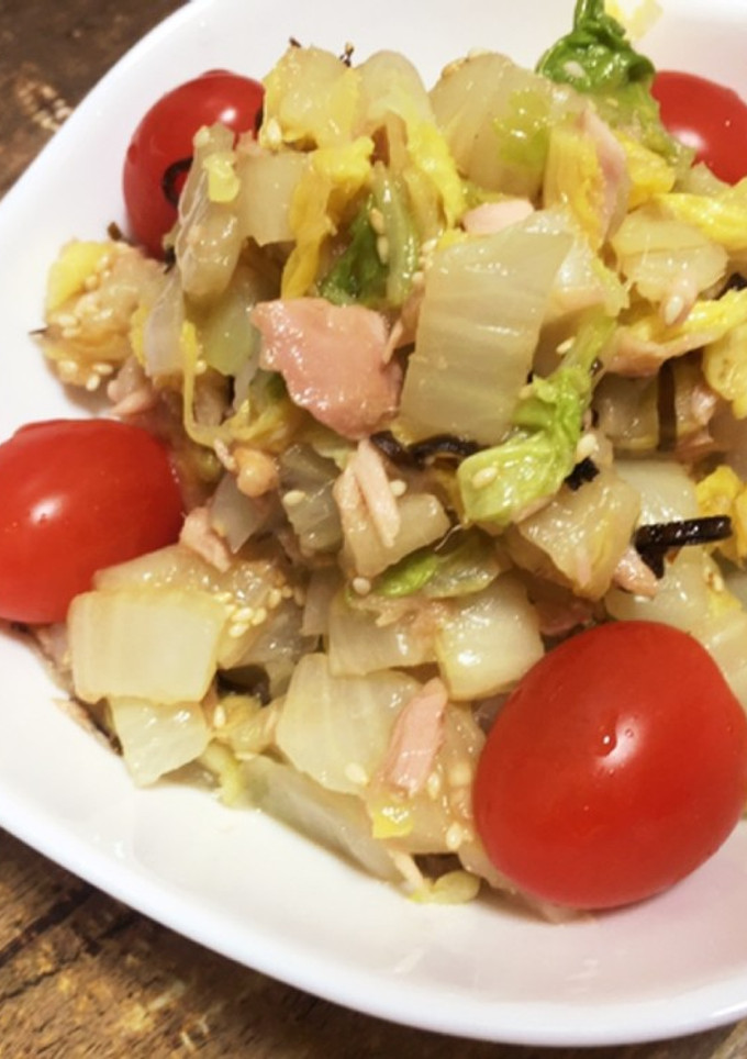 白菜の塩昆布とツナの和えもの-レシピのメイン写真