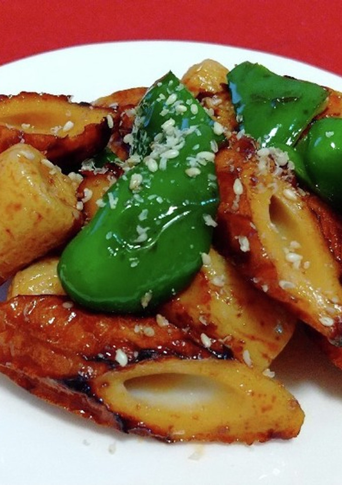 蒲焼き風ちくわ炒め-レシピのメイン写真
