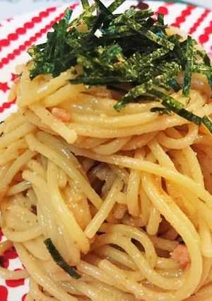 即席たらこパスタ～たらこふりかけ活用術～-レシピのメイン写真
