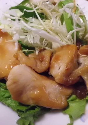 レンジで簡単！鶏むね肉の照り焼き-レシピのメイン写真