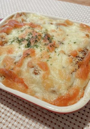 【アレンジ】ミートソースマカロニグラタン-レシピのメイン写真