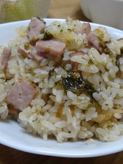 ベーコンと海苔の炊き込みご飯-レシピのメイン写真