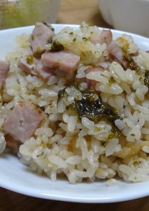 ベーコンと海苔の炊き込みご飯-レシピのメイン写真