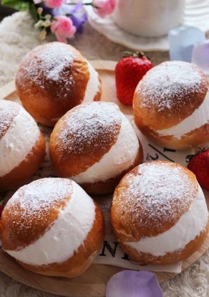 30分で完成！？不思議パンのマリトッツォ-レシピのメイン写真