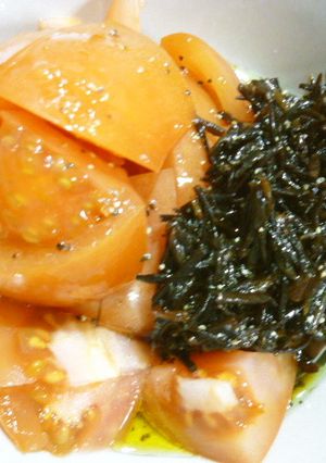 簡単トマトのサラダ-レシピのメイン写真