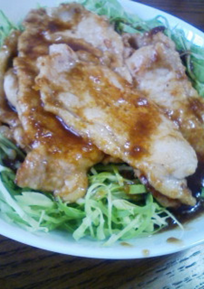 豚肉の柚子こしょう焼き♪-レシピのメイン写真