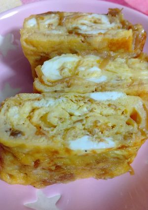 なめ茸入り卵焼き-レシピのメイン写真