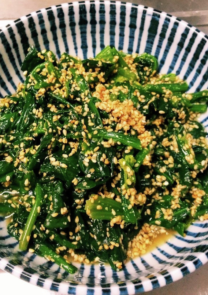 我が家の定番☆ほうれん草の胡麻和え♪-レシピのメイン写真