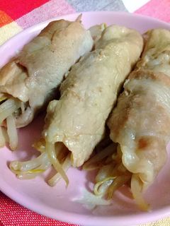 もやしの肉巻き-レシピのメイン写真