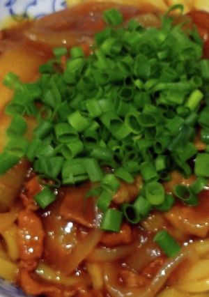 カレーうどん(豚肉、ネギ3種使用)-レシピのメイン写真