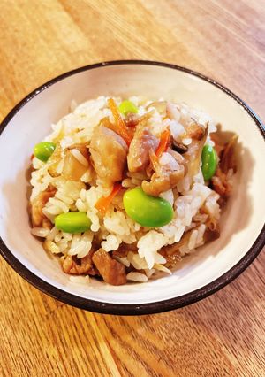 混ぜるだけ簡単☆かしわご飯-レシピのメイン写真