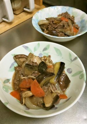 茄子と牛肉のオイスターソース炒め煮-レシピのメイン写真