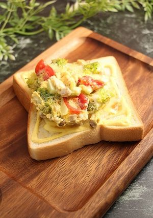 簡単!マヨチーズトースト☆ベジふわたま-レシピのメイン写真
