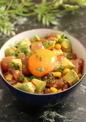 簡単！アボカドまぐろ丼☆胡麻風味-レシピのメイン写真