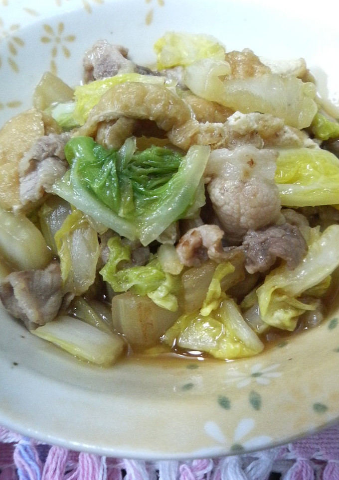 我が家のお助けおかず♪白菜炒め-レシピのメイン写真