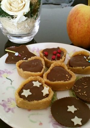 ミニハートチョコタルト-レシピのメイン写真