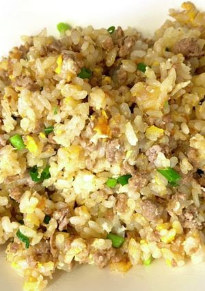 幼児食にも★豚挽肉と鰹節の醤油チャーハン-レシピのメイン写真