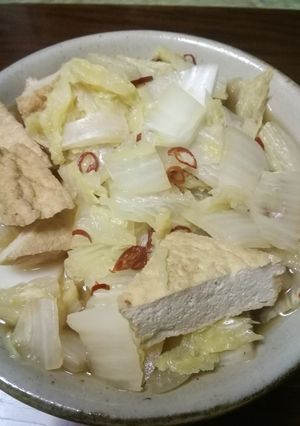 白菜の唐辛子炊き-レシピのメイン写真