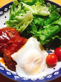 昔懐かしい味♡煮込みハンバーグ-レシピのメイン写真