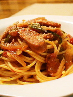 *ランチに*トマトたっぷりナポリタン*-レシピのメイン写真