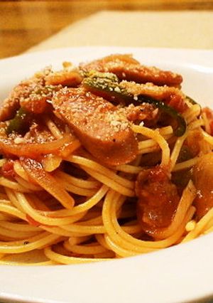 ＊ランチに＊トマトたっぷりナポリタン＊-レシピのメイン写真