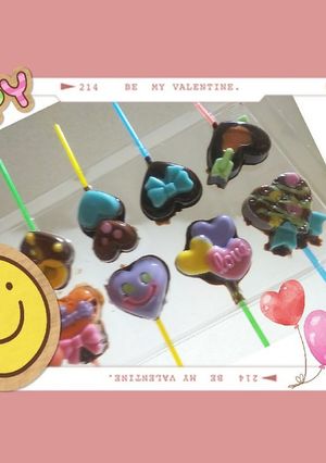 友チョコにチョコぺん&チョコでプレゼント-レシピのメイン写真