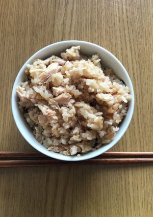 我が家のロティサリーチキンの炊き込みご飯-レシピのメイン写真