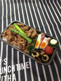 男子高校生弁当2/15生姜焼き弁当-レシピのメイン写真