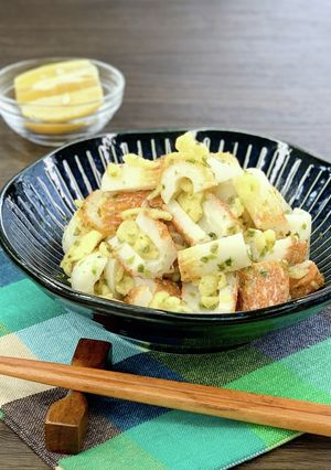 あ、磯辺揚げの味！ちくわの青のりマヨ和え-レシピのメイン写真