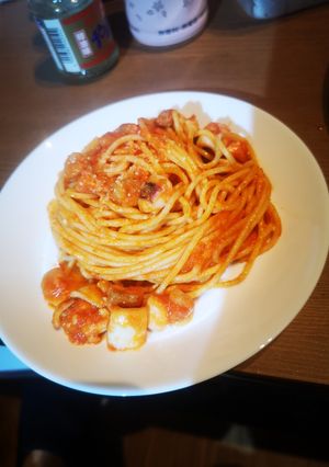 トマトクリームパスタ-レシピのメイン写真