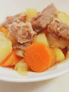 レンジで時短☆肉じゃが☆めんつゆ-レシピのメイン写真