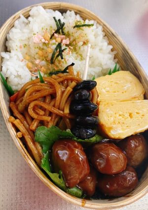 手抜き弁当2-レシピのメイン写真
