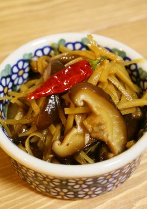椎茸と生姜のおつまみ-レシピのメイン写真