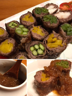 美味♡野菜牛肉巻きをグレービーソースで♡-レシピのメイン写真