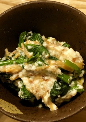 なめたけと豆腐で簡単白和え-レシピのメイン写真