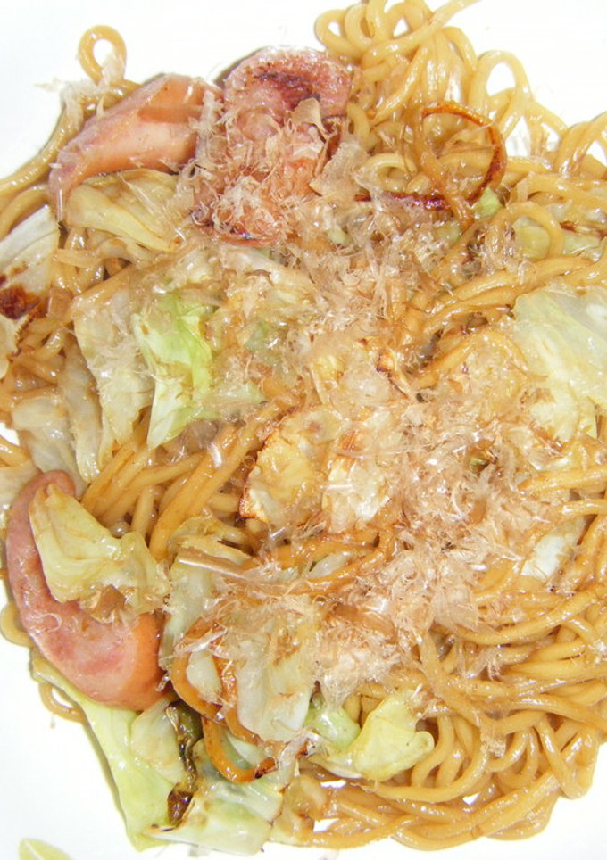 絶品　バターしょうゆ、焼きそば-レシピのメイン写真