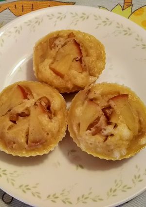 りんごとクリームチーズの蒸しケーキ-レシピのメイン写真