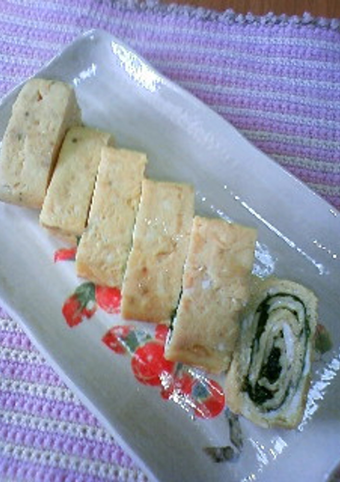 大葉巻き卵焼き~ゆず胡椒風味~-レシピのメイン写真